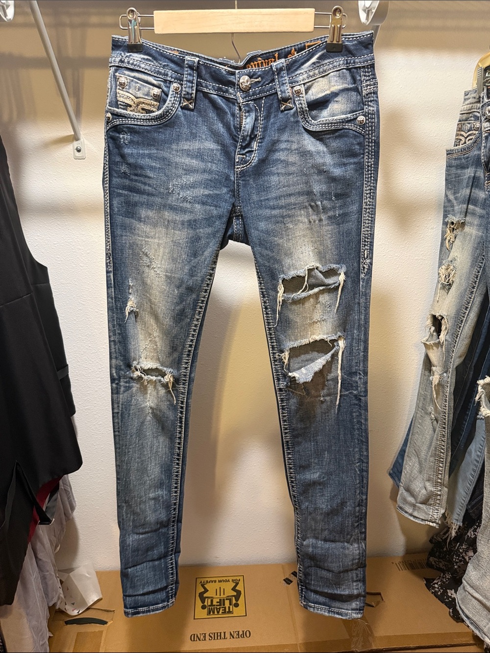 Rock Revival Mid-Rise Skinny Jeans